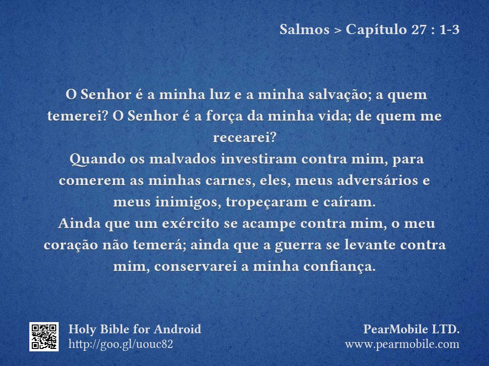 Salmos, Capítulo 27:1-3